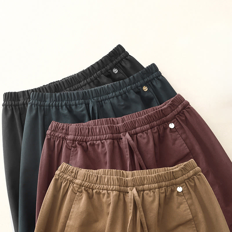 Buddha Stones無地 7-8丈 レディース ハーレム コットンパンツ ポケット付き - image 22