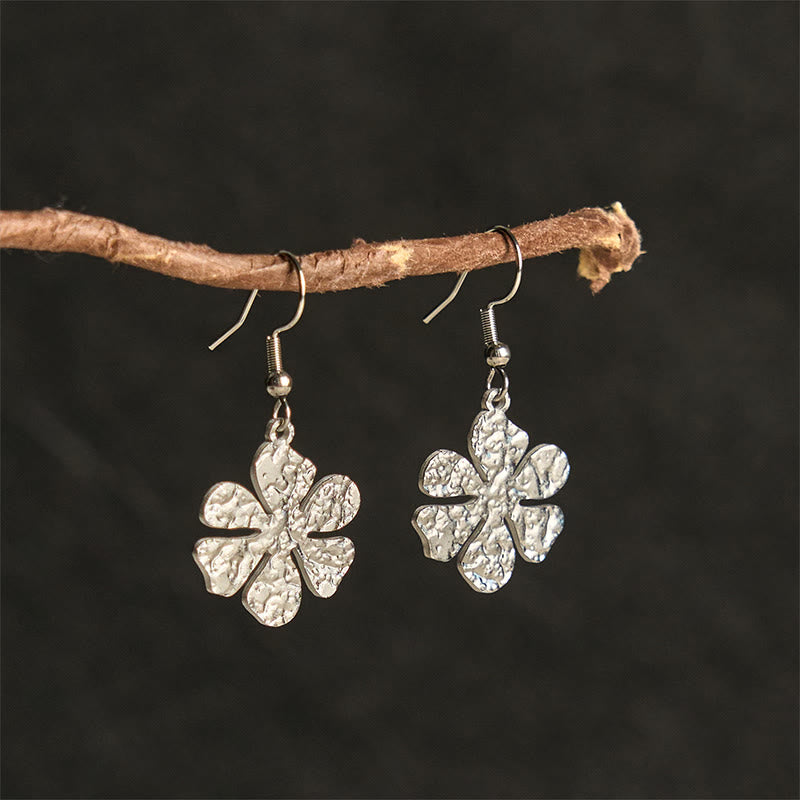 Buddha Stonesのエレガントなチタン鋼製バランスハンマーマークイヤリング - image 9