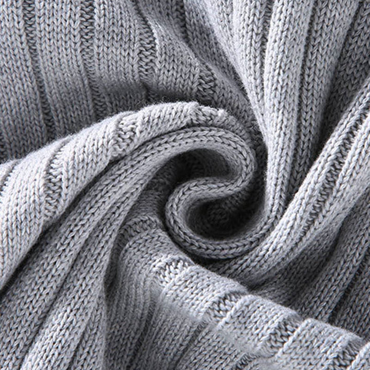 Buddha Stones春 無地 ジッパーデザイン コットン メンズ 長袖 モックネック ジャケット - image 6