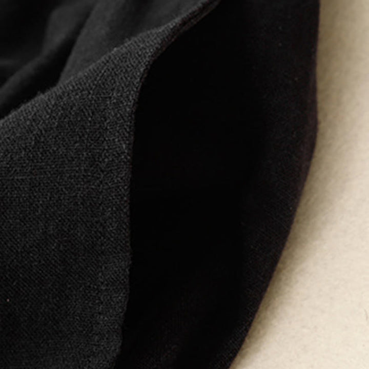 Buddha Stones無地コットン レディース ワイドレッグパンツ ポケット付き - image 3