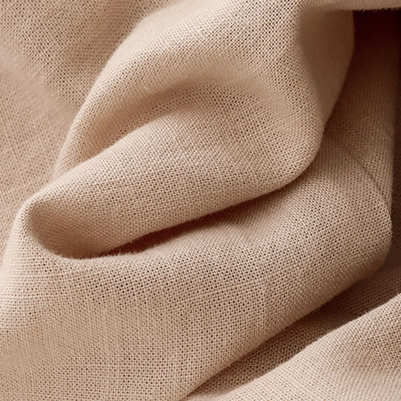 Buddha Stones無地コットン レディース ワイドレッグパンツ ポケット付き - image 18