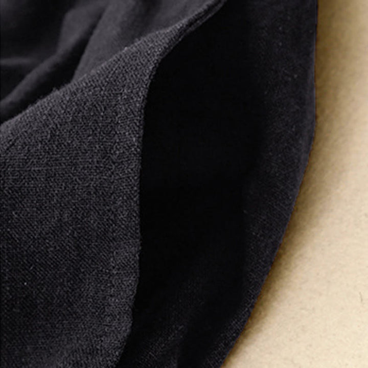 Buddha Stones無地コットン レディース ワイドレッグパンツ ポケット付き - image 23