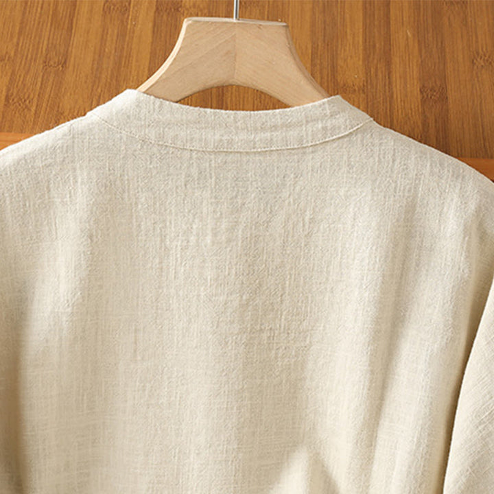 Buddha Stonesカジュアル フロッグボタン レディース 長袖 コットン ポリエステル シャツ ポケット付き - image 7