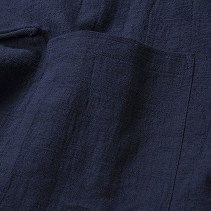 Buddha Stones無地 カジュアル フロッグボタン メンズ シャツ 衣類 - image 14