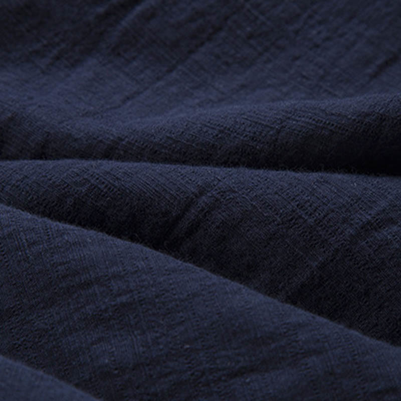 Buddha Stones無地 カジュアル フロッグボタン メンズ シャツ 衣類 - image 19