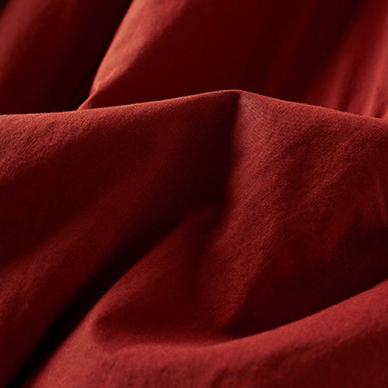 Buddha Stones無地コットンパッド入りレディースハーレムコットン厚手パンツ(ポケット付き) - image 21