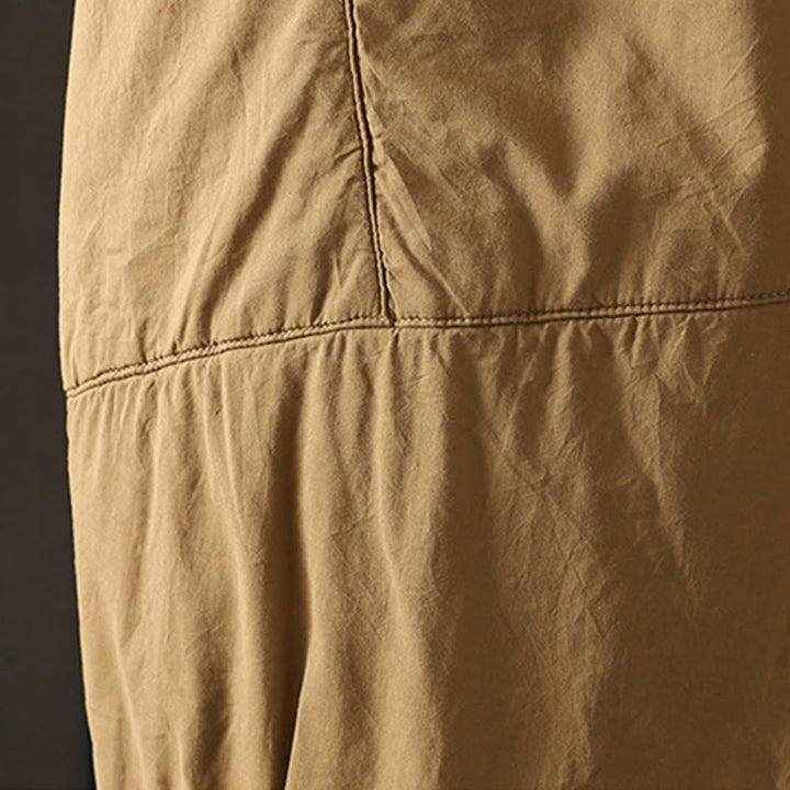 Buddha Stones無地 暖かい コットンパッド レディース ハーレム コットンパンツ ポケット付き - image 5