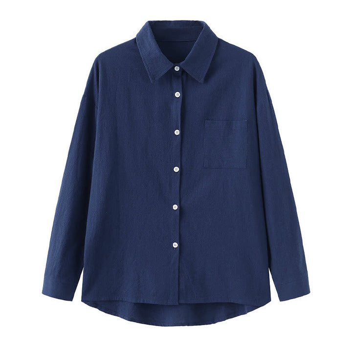 Buddha Stones 2点セット 長袖シャツ ポケット付きトップス ドローストリングパンツ 瞑想用コットンリネン服 レディース セット - image 32