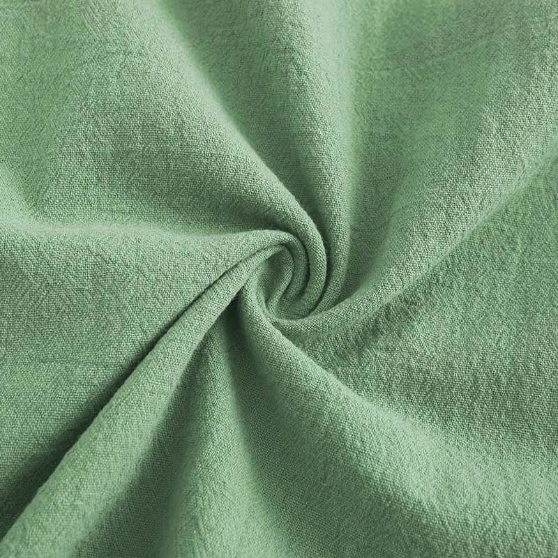 Buddha Stones 2点セット 長袖シャツ ポケット付きトップス ドローストリングパンツ 瞑想用コットンリネン服 レディース セット - image 46