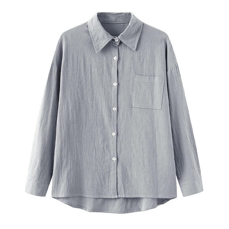 Buddha Stones 2点セット 長袖シャツ ポケット付きトップス ドローストリングパンツ 瞑想用コットンリネン服 レディース セット - image 50