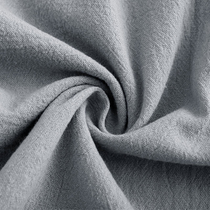 Buddha Stones 2点セット 長袖シャツ ポケット付きトップス ドローストリングパンツ 瞑想用コットンリネン服 レディース セット - image 53