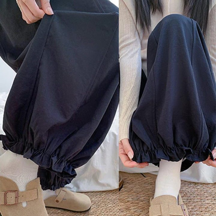 Buddha Stones無地 ドローストリング レディース バドパンツ ポケット付き - image 18