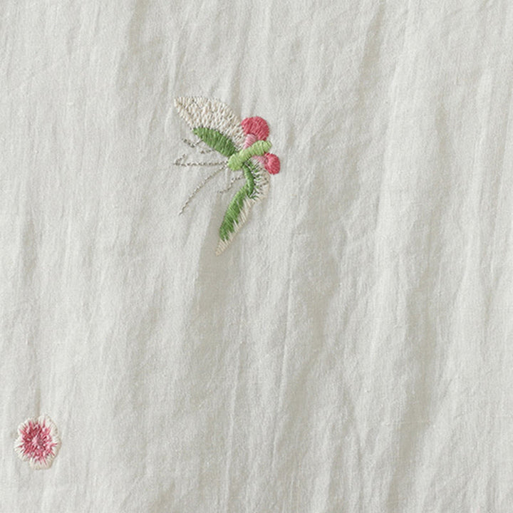 Buddha Stonesの花刺繍レディース長袖コットンパッド入りジャケット(ポケット付き) - image 10