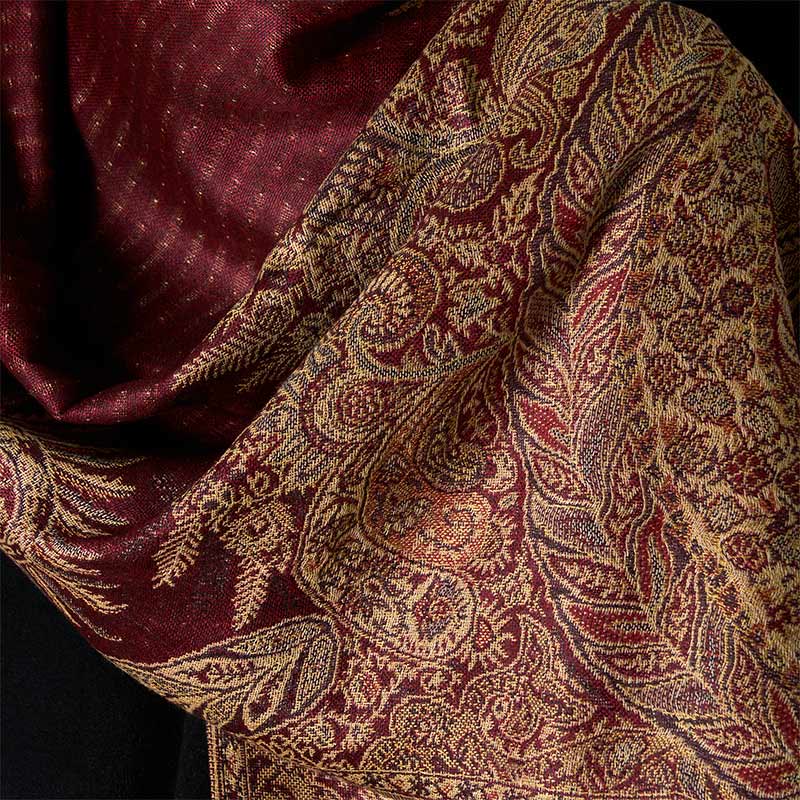 Buddha Stones春 長い葉 花柄 タッセル ソフト スカーフ ショール - image 15