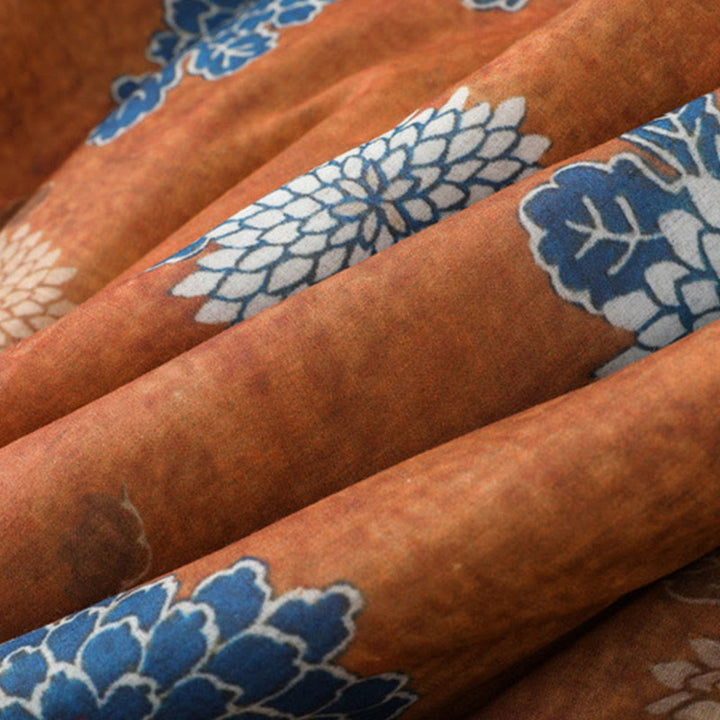 Buddha Stones柄プリント ボタン レディース ノースリーブ コットンベスト ウエストコート ポケット付き - image 6