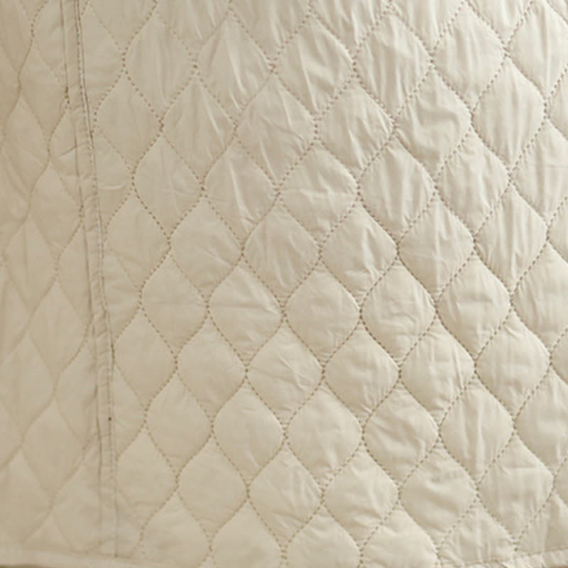 Buddha Stones無地 伸縮性ウエスト コットン レディース ストレートスカート ポケット付き - image 14