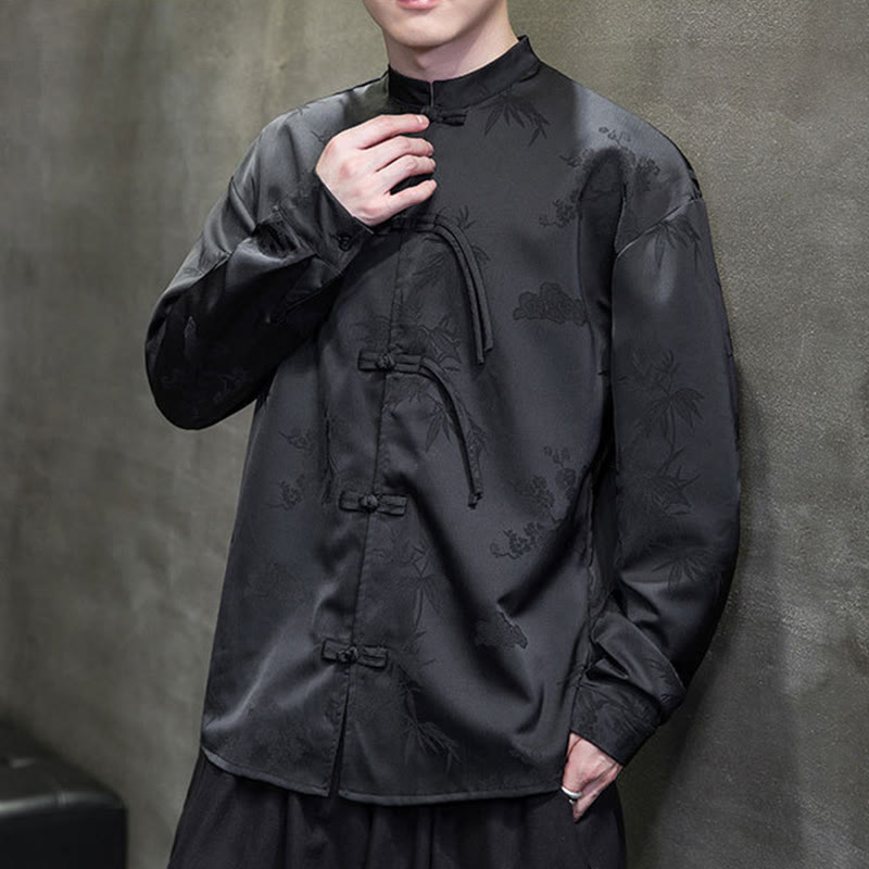 Buddha Stones無地 カエルボタンデザイン 唐装 メンズ 長袖ジャケット - image 20