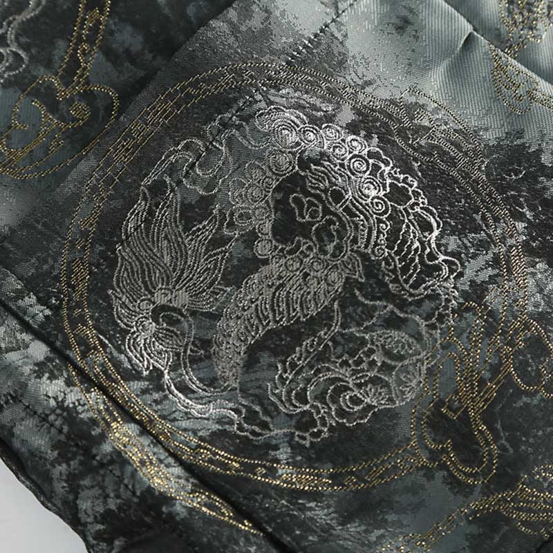 Buddha Stones麒麟山 カエルボタン 長袖 メンズ ジャケット ポケット付き - image 9