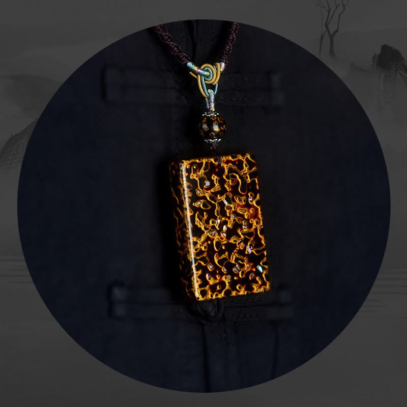 Buddha Stones手作り漆工芸 白檀 守護ペンダントネックレス - image 16