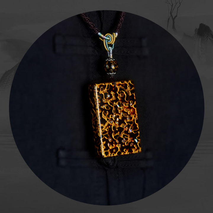 Buddha Stones手作り漆工芸 白檀 守護ペンダントネックレス - image 16