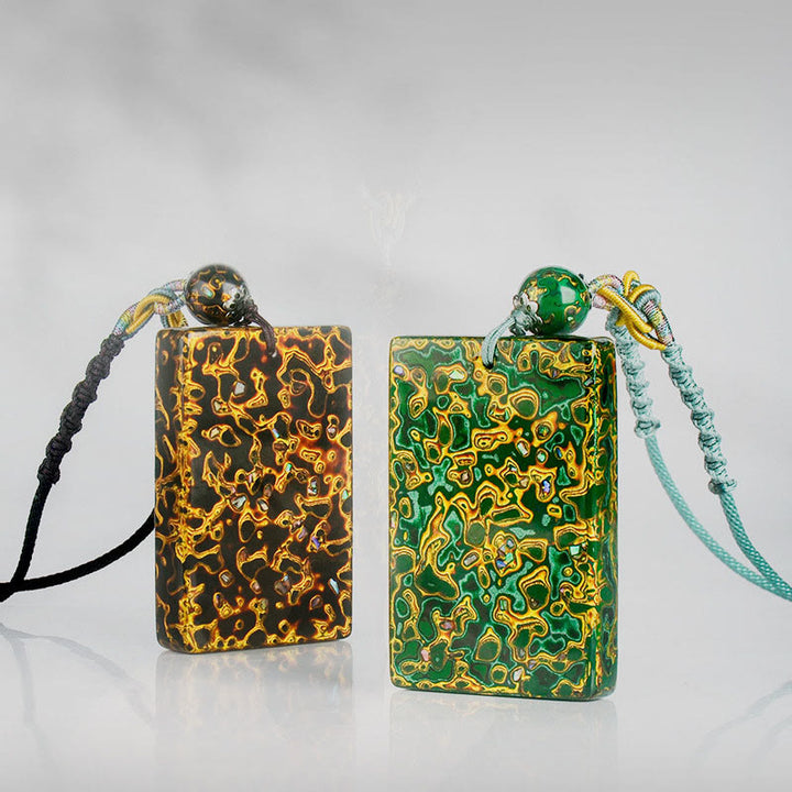 Buddha Stones手作り漆工芸 白檀 守護ペンダントネックレス - image 22