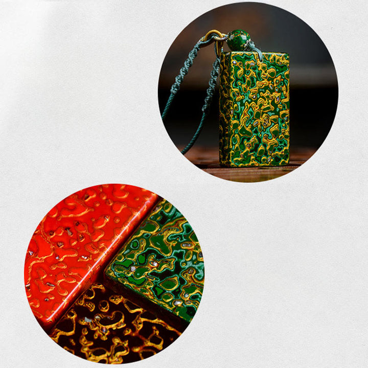 Buddha Stones手作り漆工芸 白檀 守護ペンダントネックレス - image 21