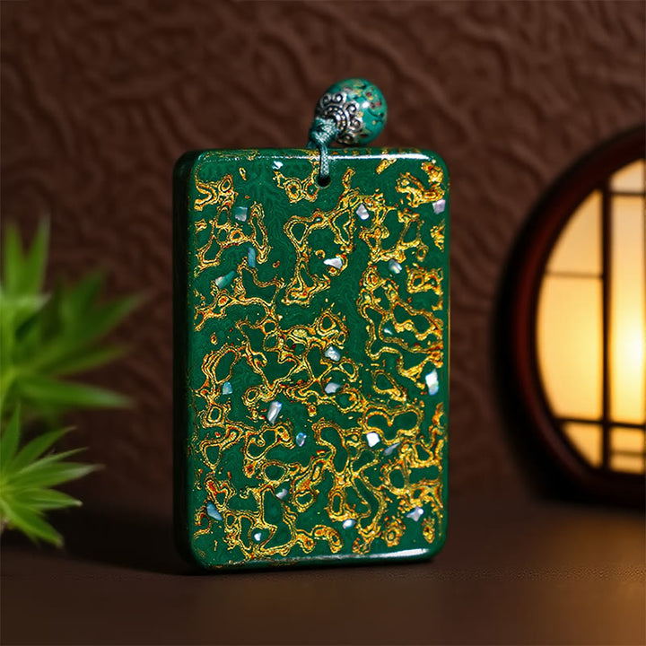 Buddha Stones手作り漆工芸 白檀 守護ペンダントネックレス - image 2