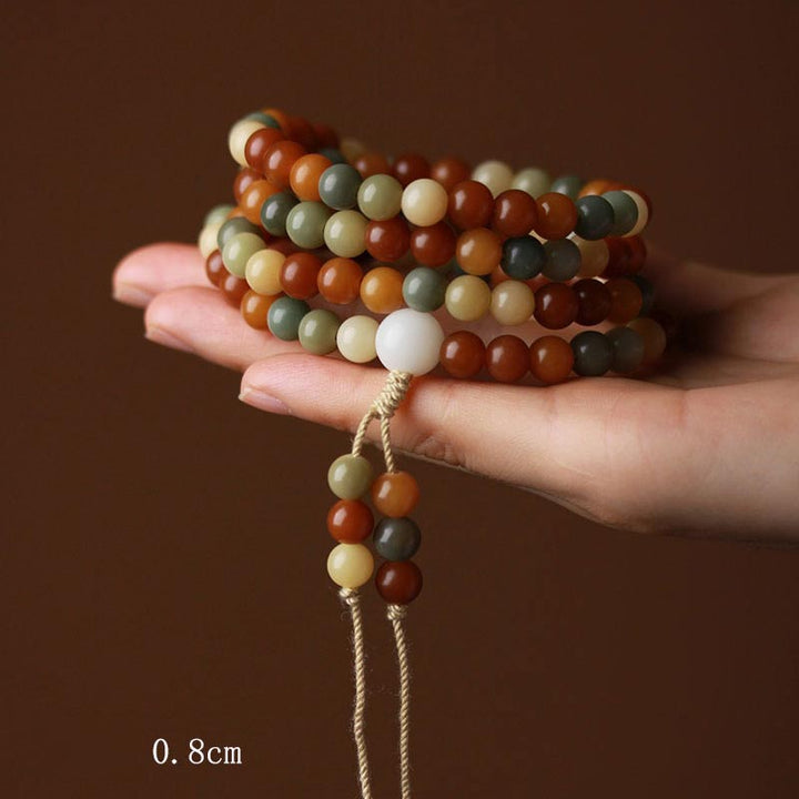Buddha Stonesの種Mala調和の知恵ブレスレット