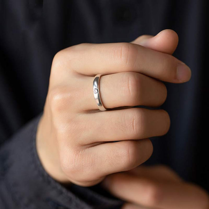 Buddha Stones925 スターリングシルバー十二支誕生仏の祝福 カップルリング