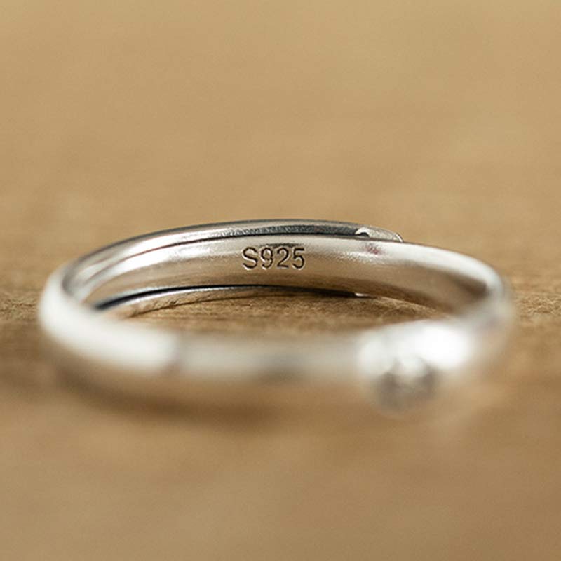 Buddha Stones925 スターリングシルバー十二支誕生仏の祝福 カップルリング