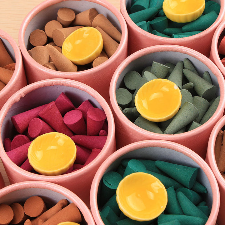 Buddha Stonesチベットの香りの塔お香コーン