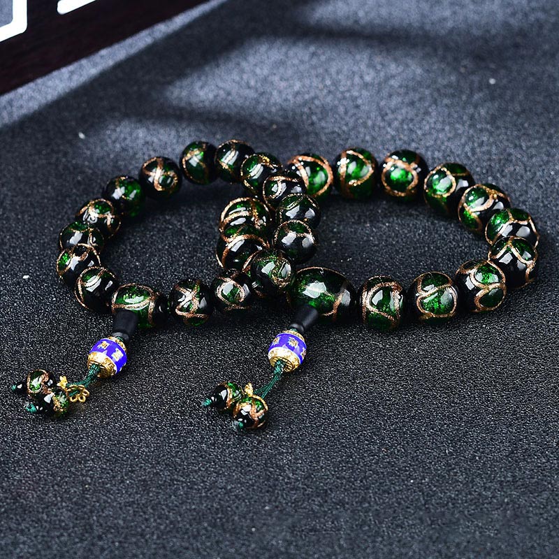 チベット龍脈瑪瑙ヒーリングブレスレット