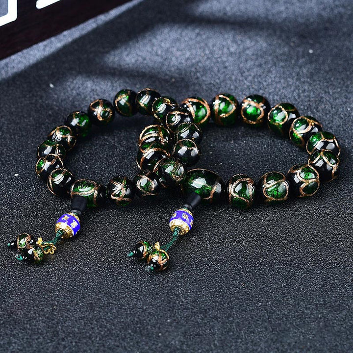 チベット龍脈瑪瑙ヒーリングブレスレット