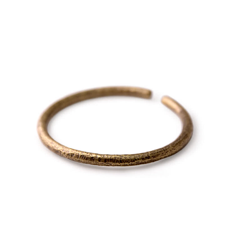 Buddha Stonesの素朴なデザイン銅製バランス調節可能なカフブレスレット