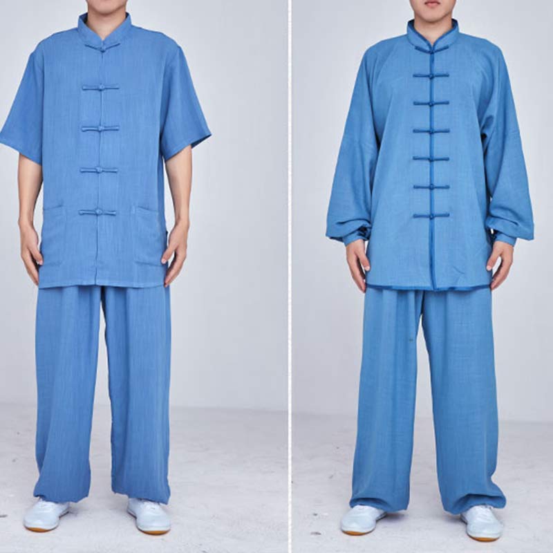 Buddha Stones瞑想禅祈りスピリチュアル太極拳気功練習ユニセックス刺繍服セット - image 35