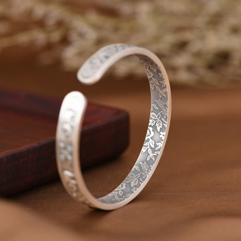 Buddha Stones999スターリングシルバー 象の強さと知恵のブレスレット カフバングル - image 6
