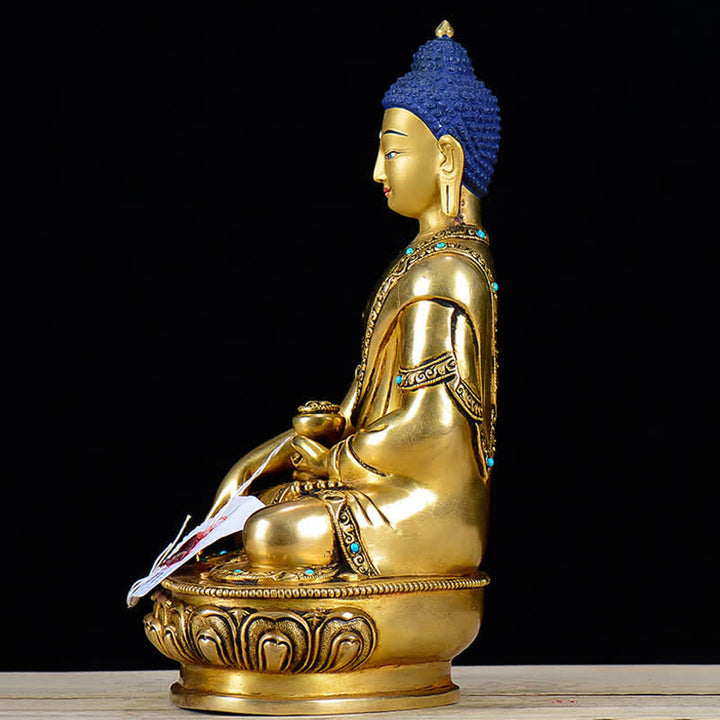 釈迦牟尼仏慈悲の銅像装飾
