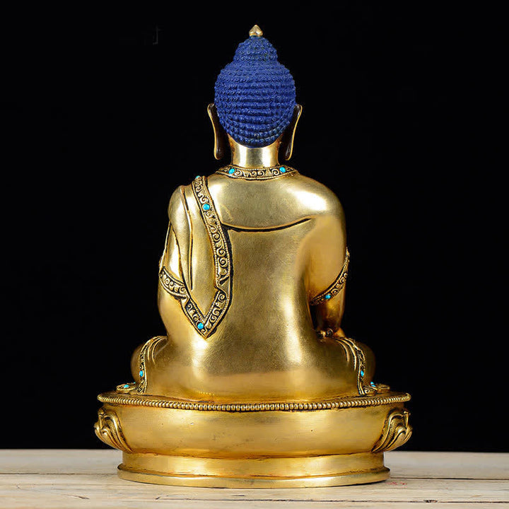 釈迦牟尼仏慈悲の銅像装飾