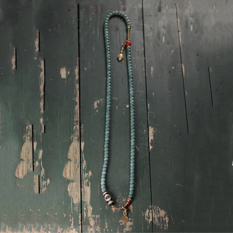 Buddha Stones108 個入りMalaビーズ 菩提樹種 ビーズ 知恵のブレスレット