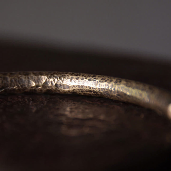 Buddha Stonesの素朴なデザイン銅製バランス調節可能なカフブレスレット