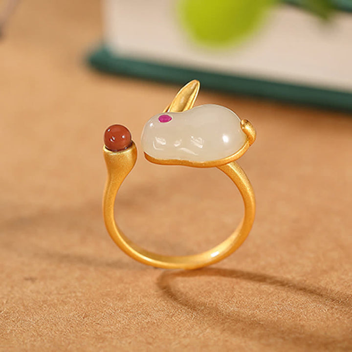 Buddha Stones925 スターリングシルバー 卯年 和田翡翠 幸運の指輪 イヤリング ネックレス ペンダント