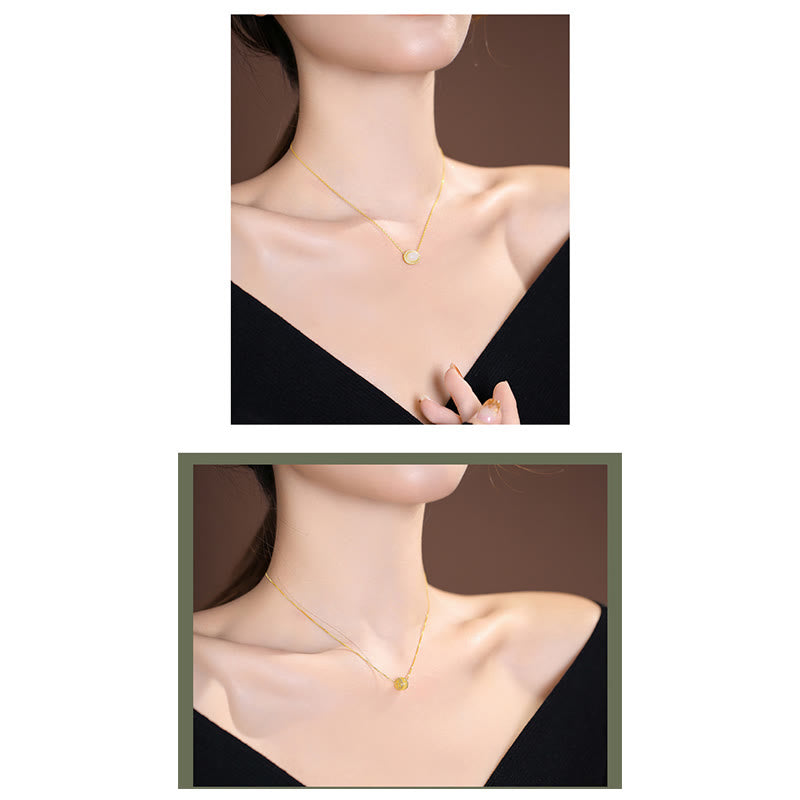 Buddha Stones925 スターリングシルバー 天然和田翡翠 シアン翡翠 幸運の笑う仏陀 蝶のネックレスペンダント - image 32