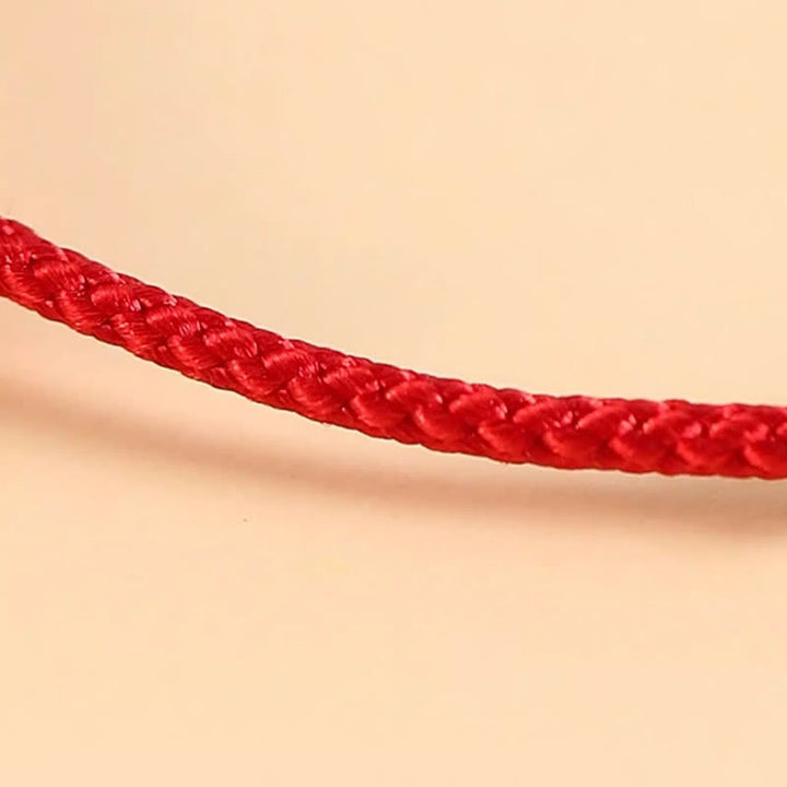 Buddha Stonesハンドメイド999スターリングシルバードラゴン年かわいい中国の十二支幸運編みブレスレット