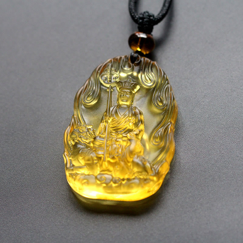 Buddha Stones地蔵仏リウリ クリスタル セレニティ アミュレット ネックレス ペンダント