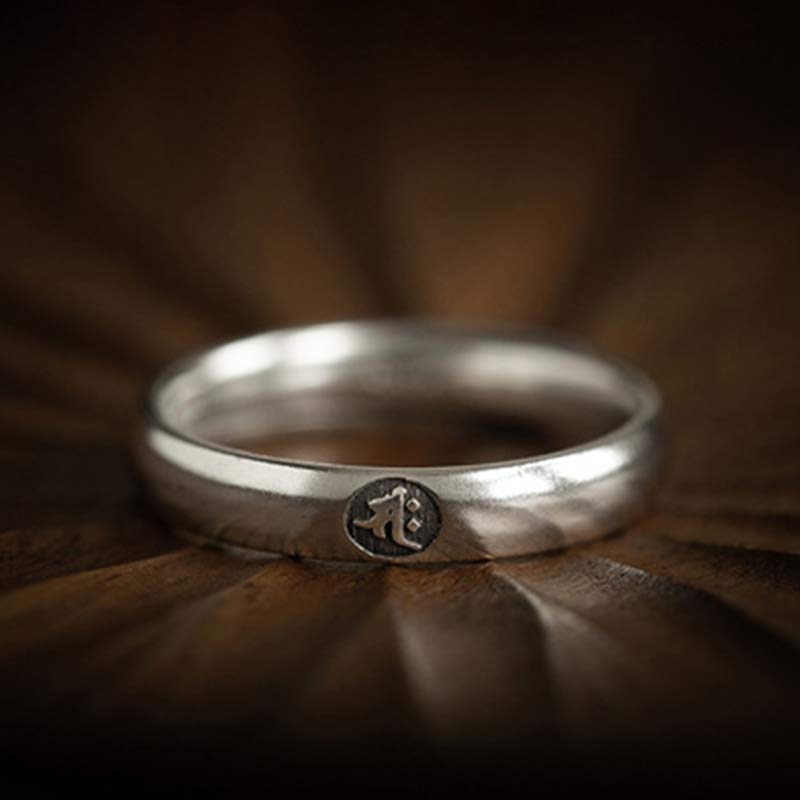 Buddha Stones925 スターリングシルバー十二支誕生仏の祝福 カップルリング