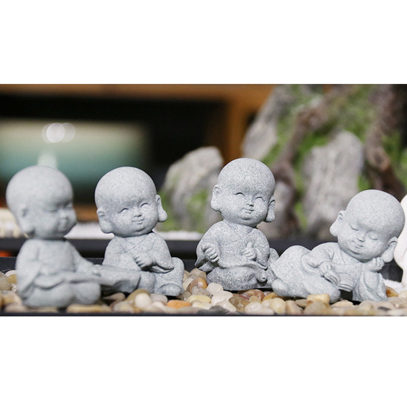 Buddha Stones瞑想 祈り 僧侶 仏像 静寂 室内装飾