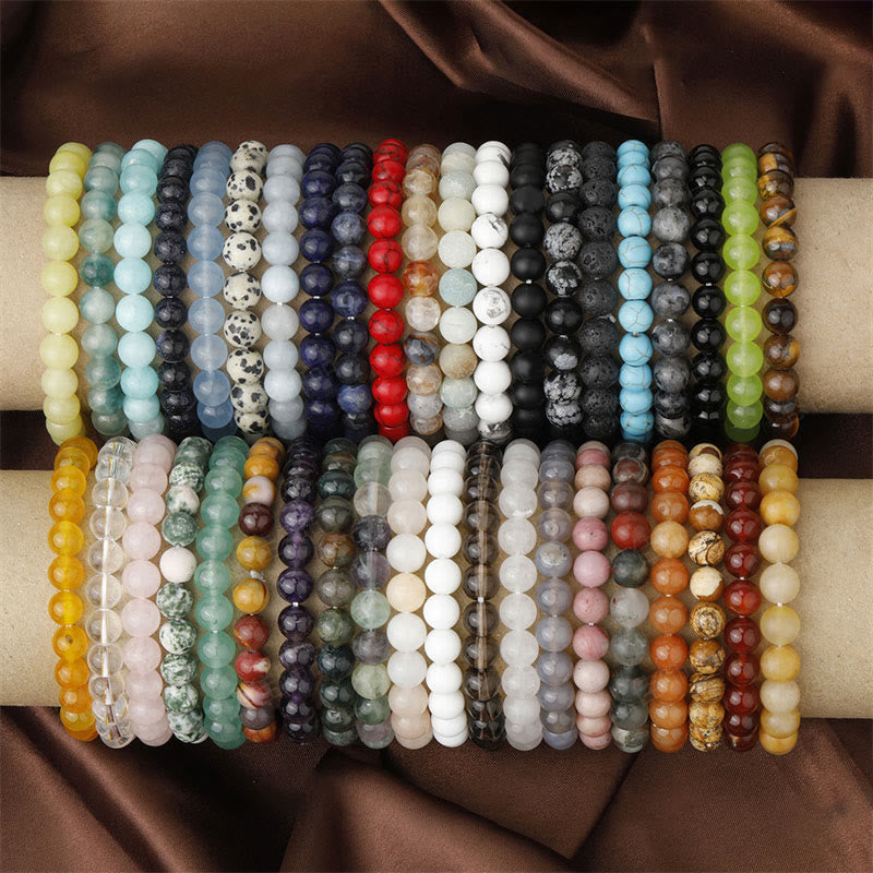 Buddha Stones 天然石クォーツ ヒーリングブレスレット