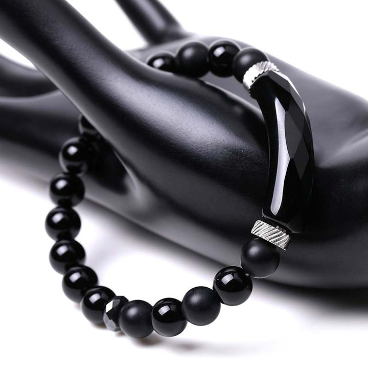 Buddha Stones天然クリスタルブルーアベンチュリンヒーリングブレスレット