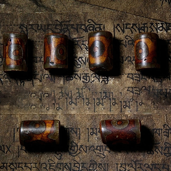 Buddha Stonesチベット 108Malaビーズ菩提樹種子八卦金剛富ブレスレット