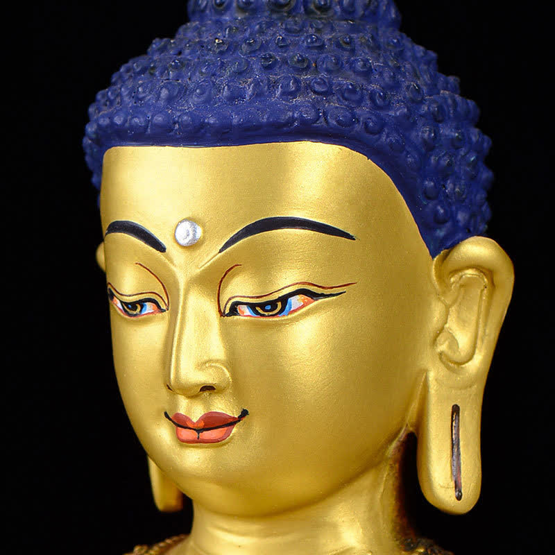 釈迦牟尼仏慈悲の銅像装飾